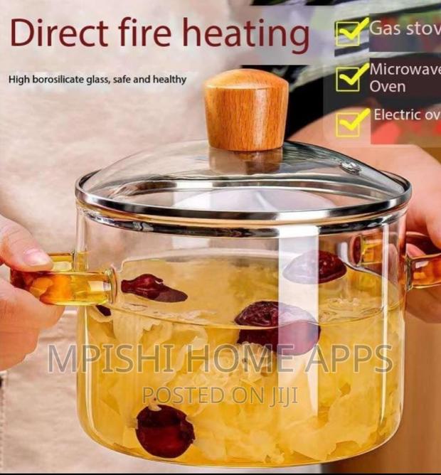 Classy Borosilicate Cooking Clear Pot Now Available - thumbnail 3