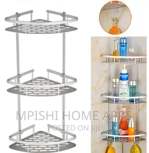 *3 Layer Aluminium Corner Shelf