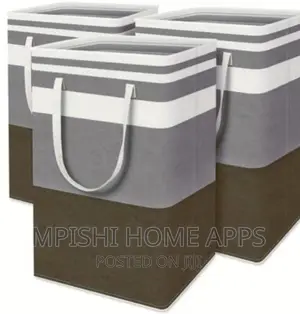 *72L Canvas Collapsible Laundry/Multi-purpose Baskets
