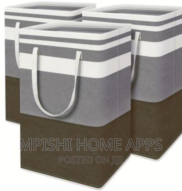 *72L Canvas Collapsible Laundry/Multi-purpose Baskets - thumbnail 2