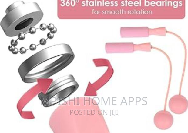 *Cordless Skipping Rope With Ball-Pink Black, Nordic Green*