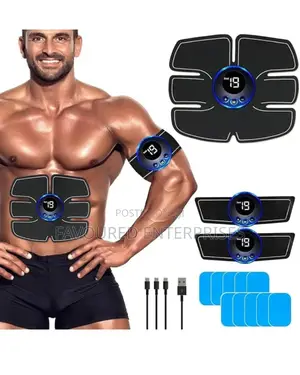 Ems Muscle Training Gear Abdominal Abs Fit Body