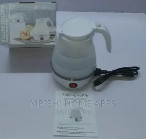 Foldable Electric Kettle With Silicone Body and Stainless