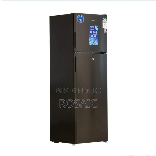 Von 168l Double Door Fridge ( Black) - thumbnail 2