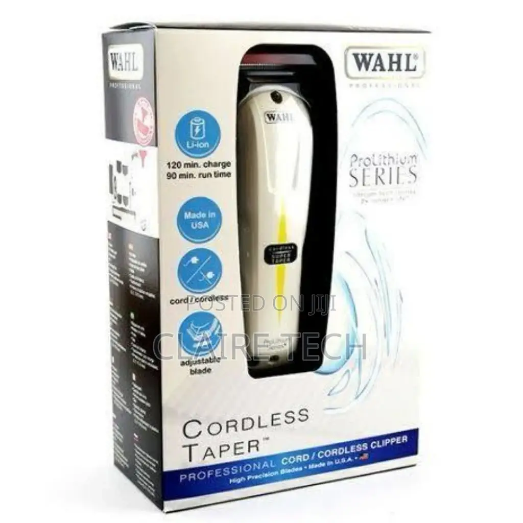 Rechargeable Wahl Cordless Taper Shaver .