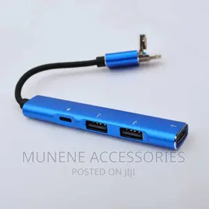 4 in 2 USB Hub Lightning to USB2.0 +Type C iPhone CONNECTOR