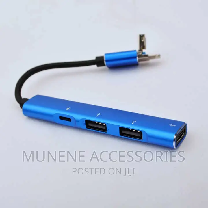 4 in 2 USB Hub Lightning to USB2.0 +Type C iPhone CONNECTOR