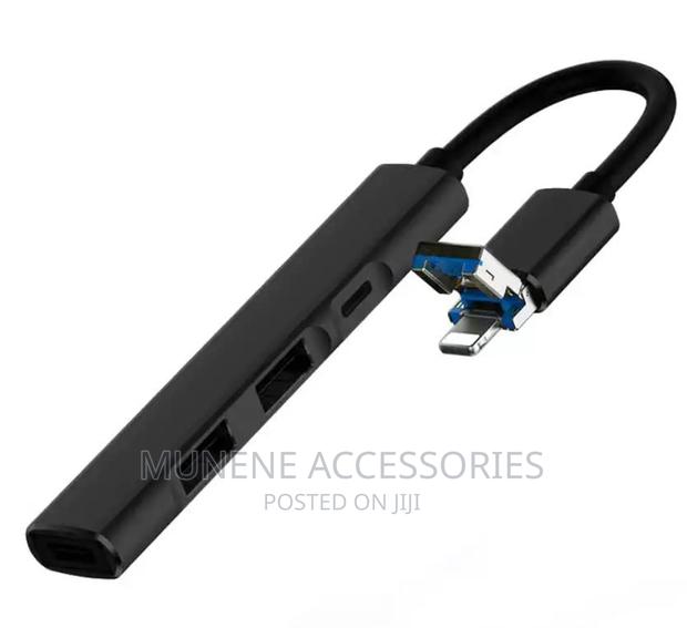 4 in 2 USB Hub Lightning to USB2.0 +Type C iPhone CONNECTOR - main view