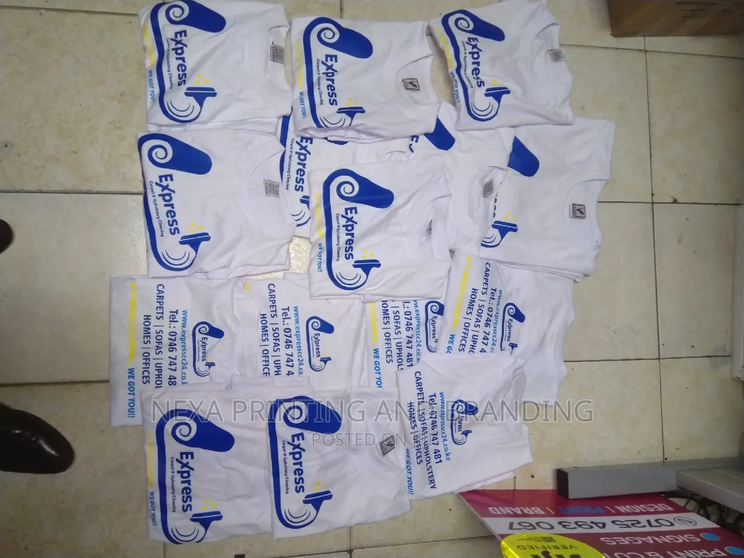 Cleaning Companies Customised T-Shirts