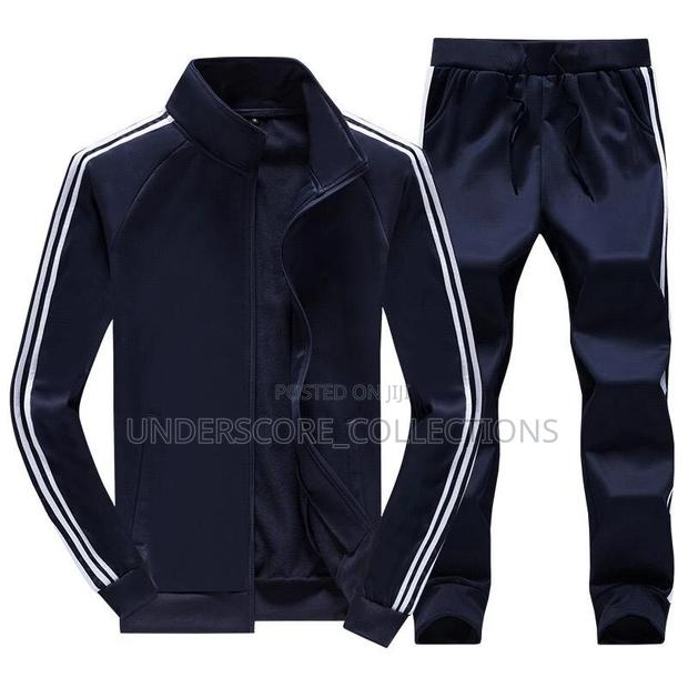 Executive Unisex Stripped Tracksuits - main view