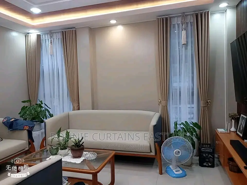 Heavy Curtains and Their Matching Sheers for Sale