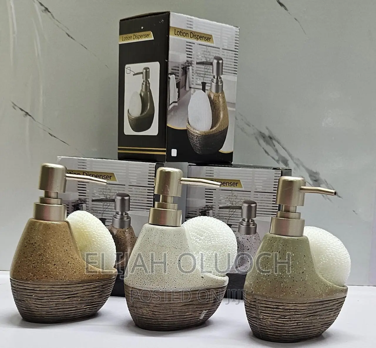 Fancy Ceramic Lotion/Soap Dispenser