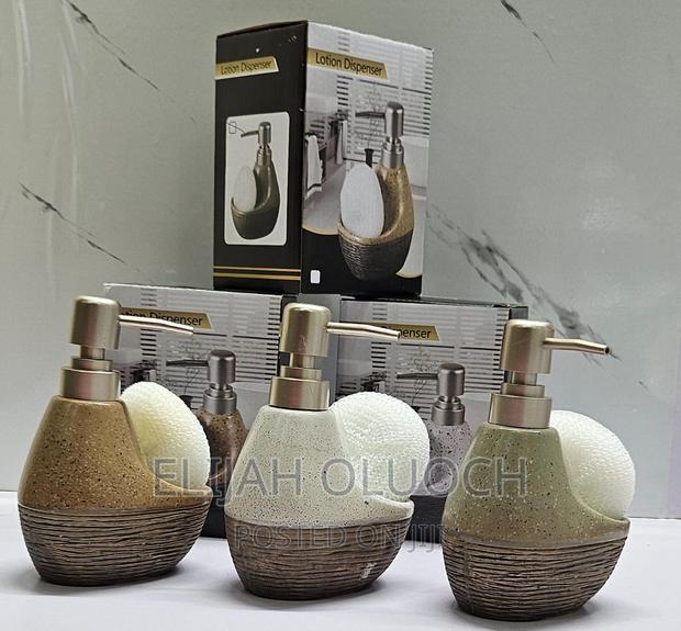 Fancy Ceramic Lotion/Soap Dispenser - thumbnail 2