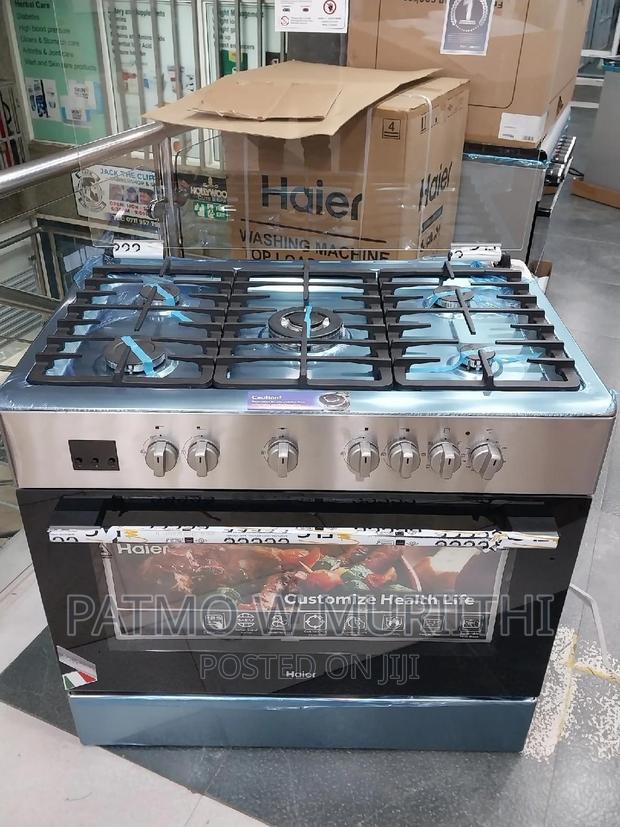 Haier 5gas 60X90 Cooker With Electric Long Oven