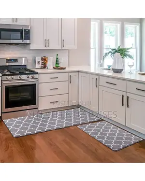 2pcs Kitchen Non Slip Waterproof Floor Mats.