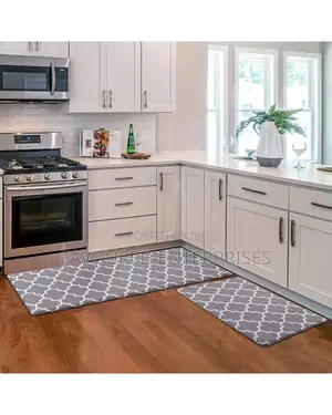 2pcs Kitchen Non Slip Waterproof Floor Mats.