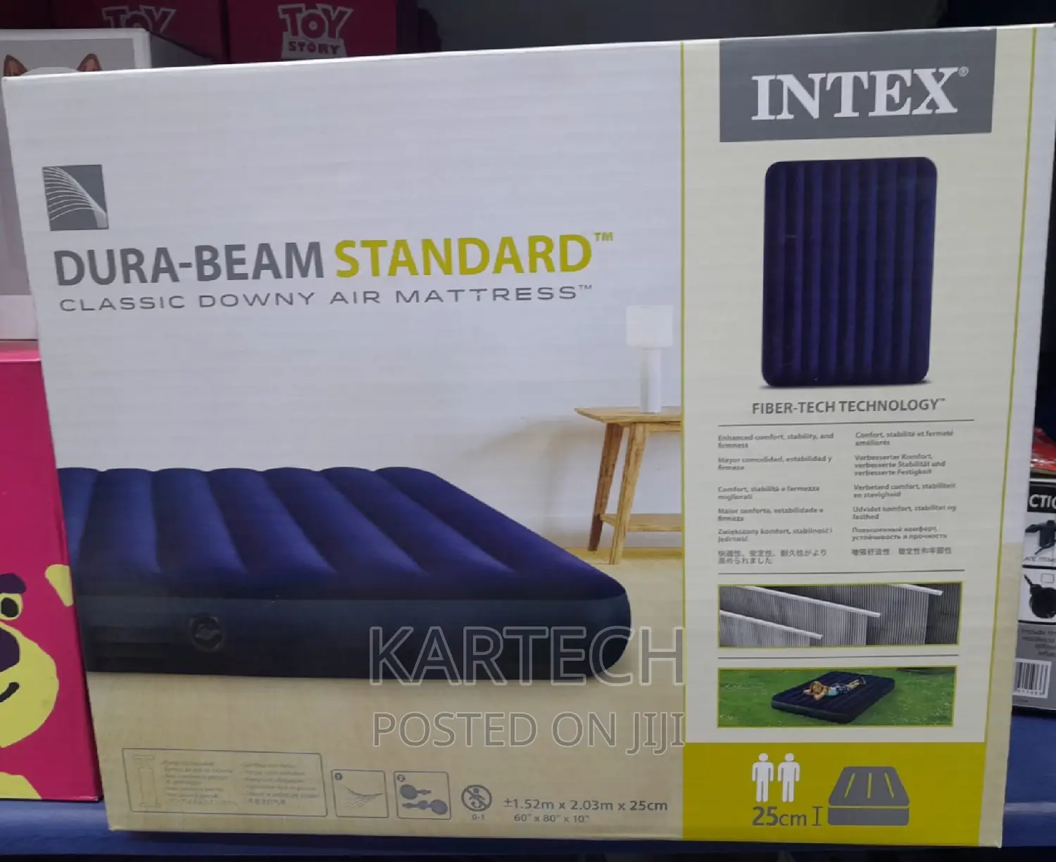 5*6 Intex Inflatable Mattress + Free -Electric Pump