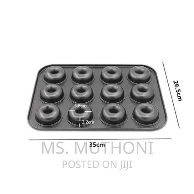 High Quality Nonstick 12holes DONUT Baking Tins - thumbnail 9