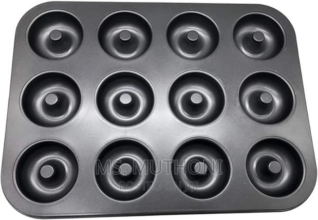 High Quality Nonstick 12holes DONUT Baking Tins - thumbnail 5
