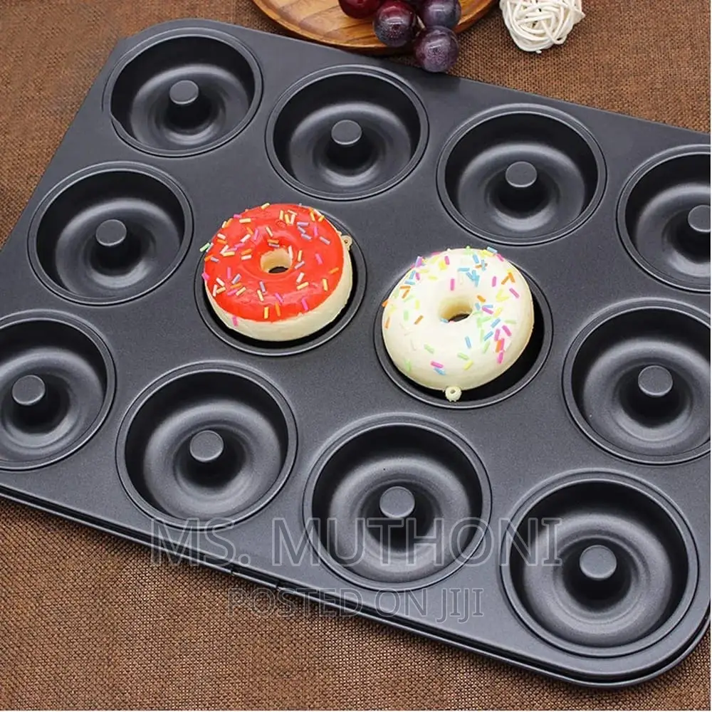 High Quality Nonstick 12holes DONUT Baking Tins