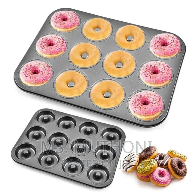 High Quality Nonstick 12holes DONUT Baking Tins