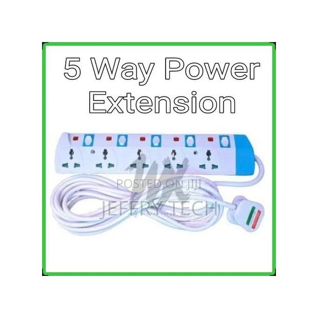 Power King 5way Power Extension Cable With Power Protection - main view