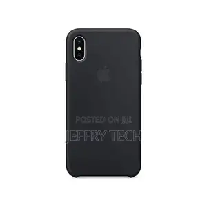Silicon Case Cover for iPhone X Case, Black