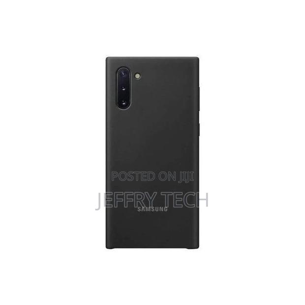 Samsung Galaxy NOTE 10 Liquid Silicone Phone Case/Cover-Blac