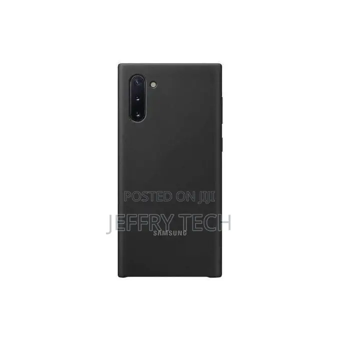 Samsung Galaxy NOTE 10 Liquid Silicone Phone Case/Cover-Blac