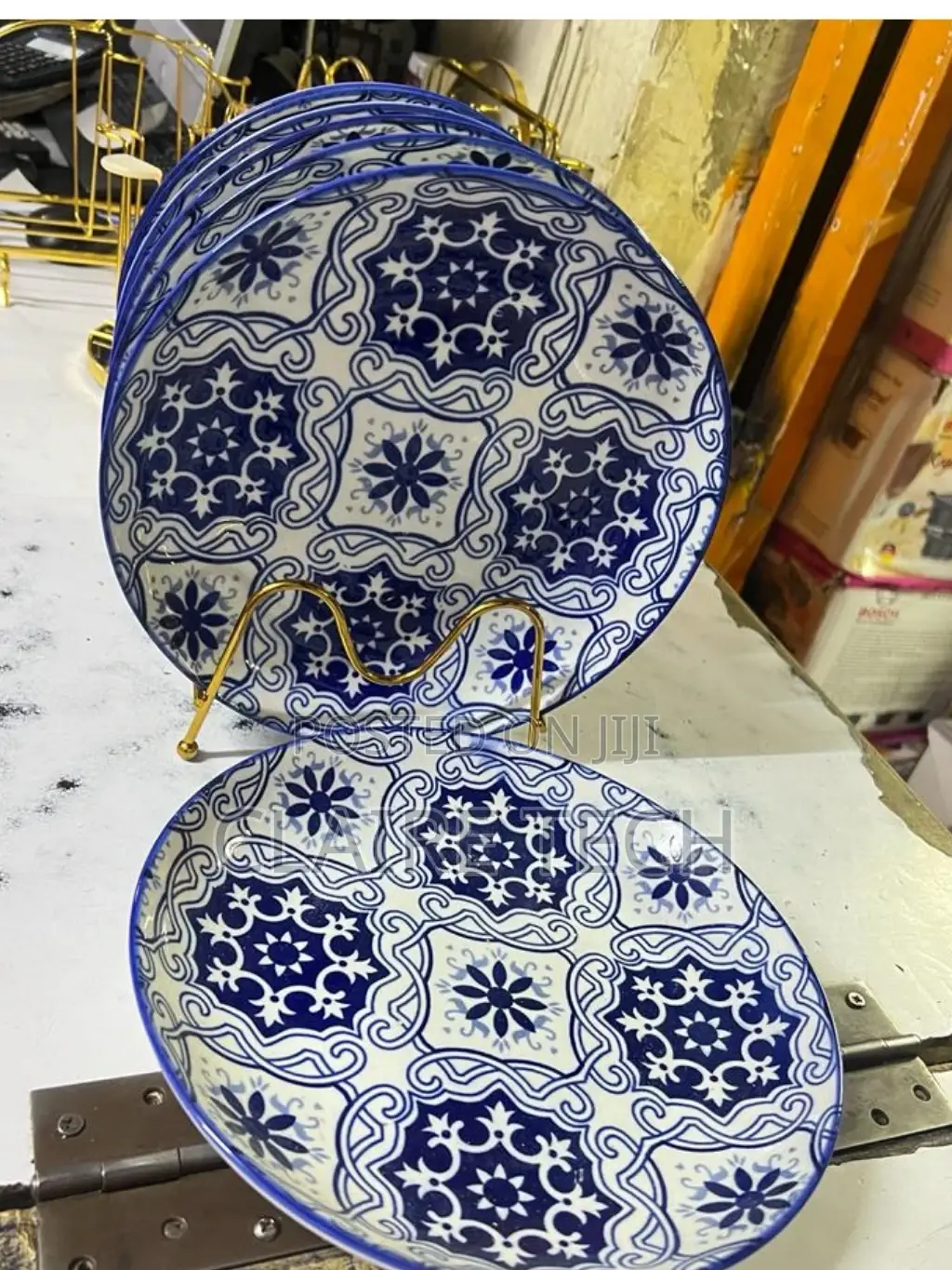 10.5 Inch 6 Pieces Ceramic Plates 