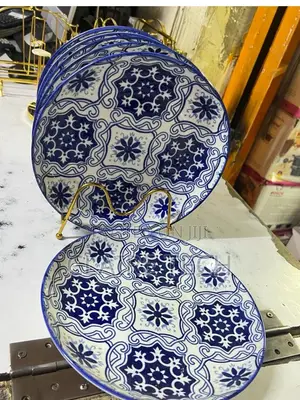 10.5 Inch 6 Pieces Ceramic Plates 