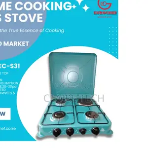 Blue 3+1 Table Top Gas Cooker Eurochef