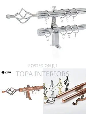 Affordable 2m Double Extendable Curtain Rods