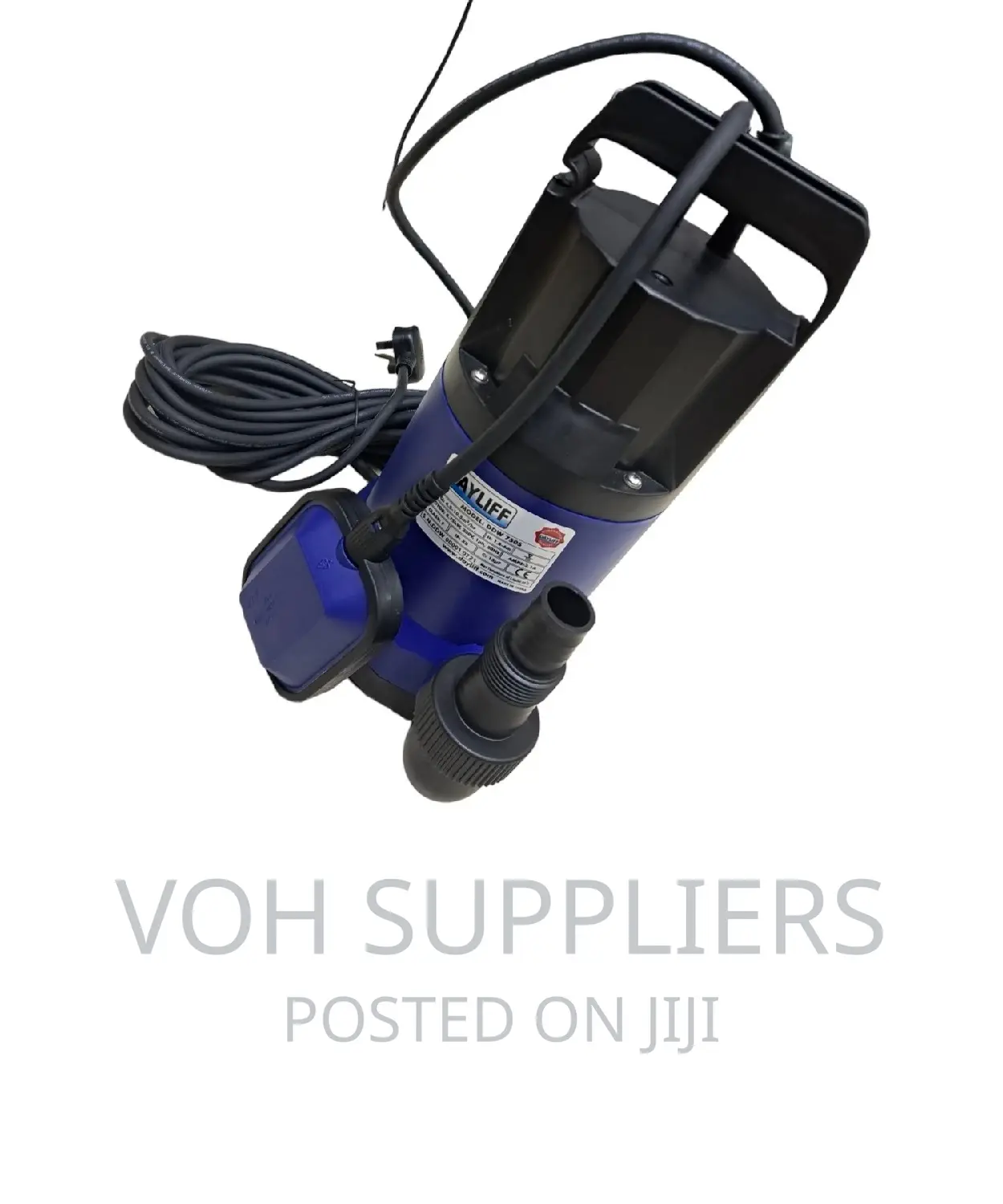 Drainage Pump Model DDW-750S Water Pump