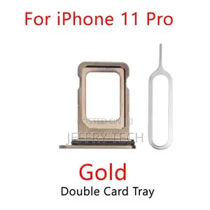 Sim Card Tray Holder Slot for iPhone 11 Pro Max 11pro Dual