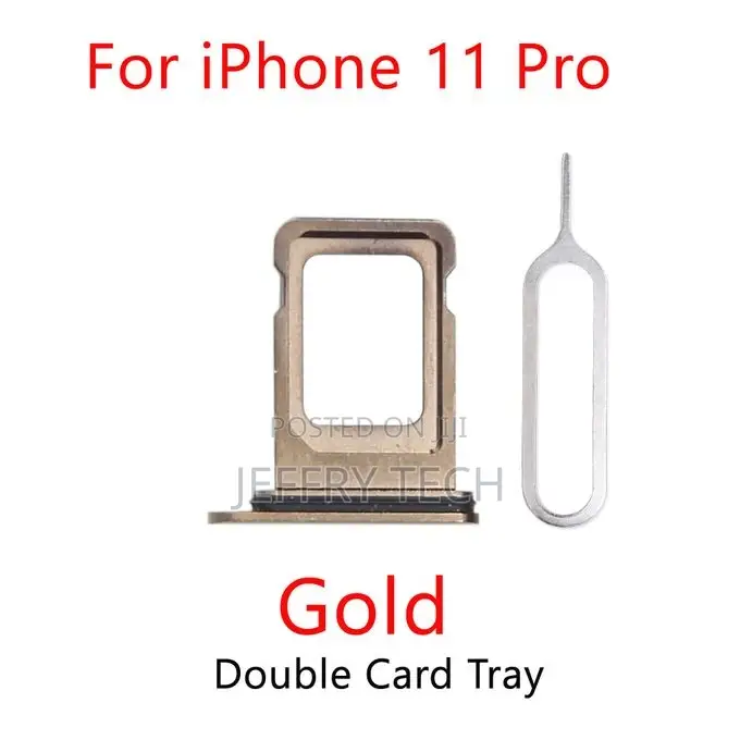 Sim Card Tray Holder Slot for iPhone 11 Pro Max 11pro Dual