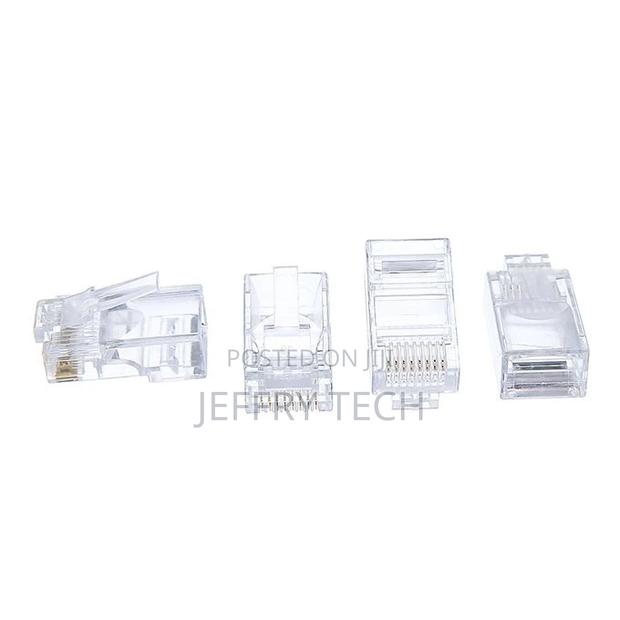 100x Rj45 Network Lan Cat6 Patch Cable Crimp Plug Pins For - thumbnail 3