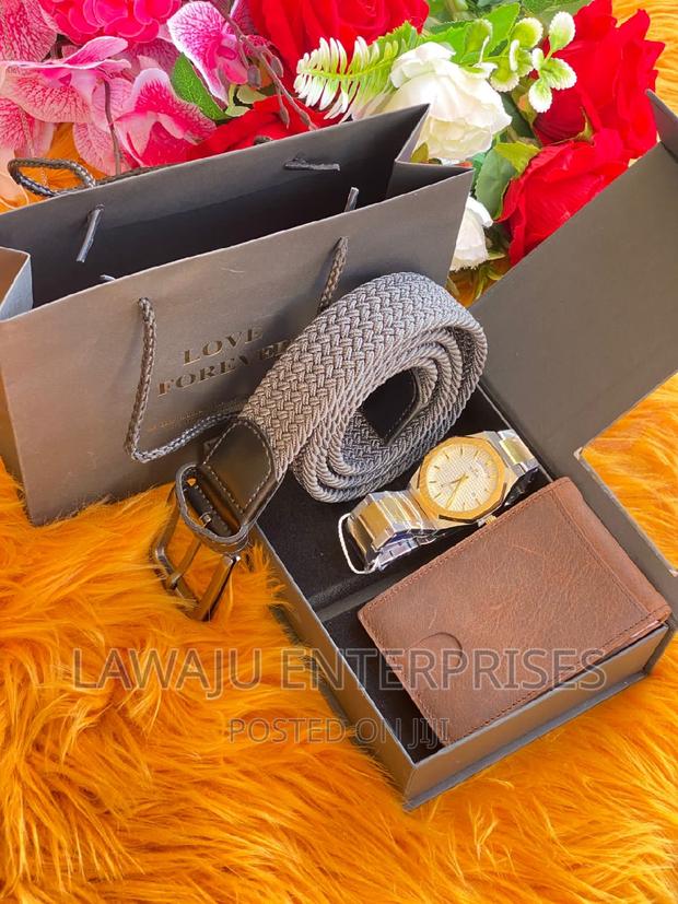 Grey Wooven Belt Gift Package - thumbnail 2
