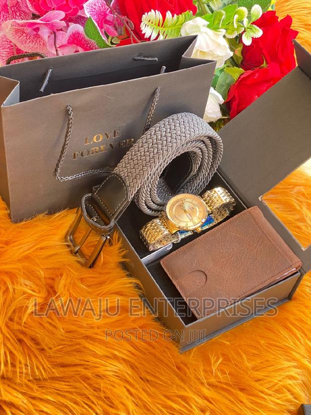 Grey Wooven Belt Gift Package - thumbnail 3
