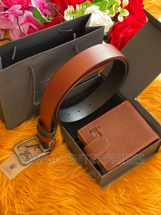 Brown Belt and Wallet Gift Set - thumbnail 2