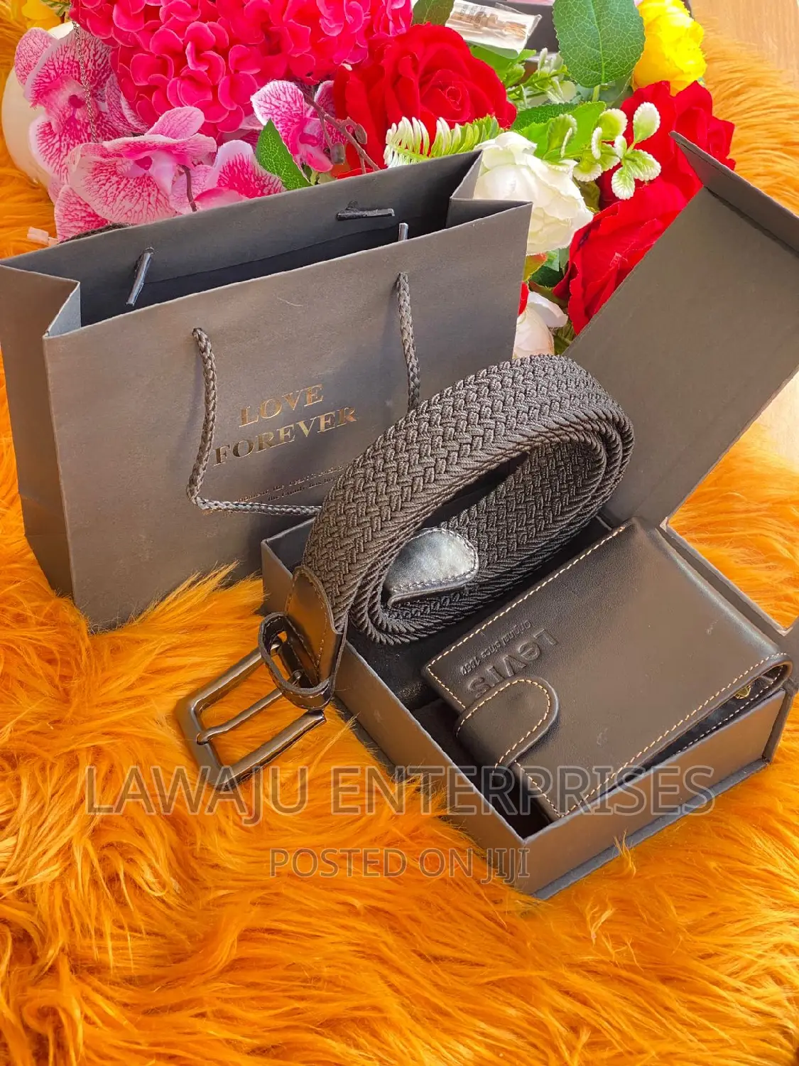 Wooven Belt Men's Gift Package