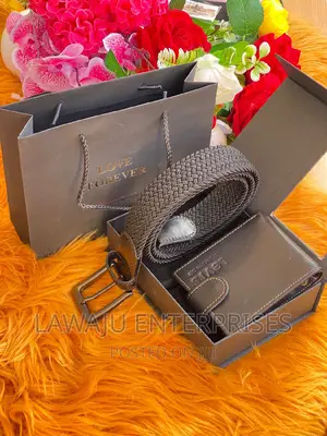 Wooven Belt Men's Gift Package