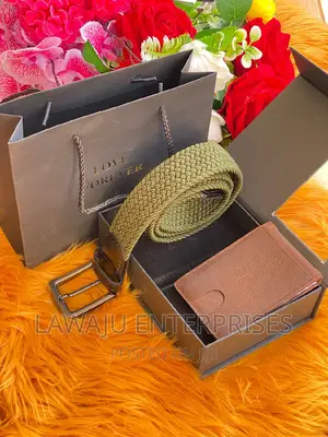 Wooven Belt Men's Gift Package