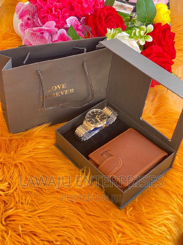 Silver Watch Men's Gift Set - thumbnail 2