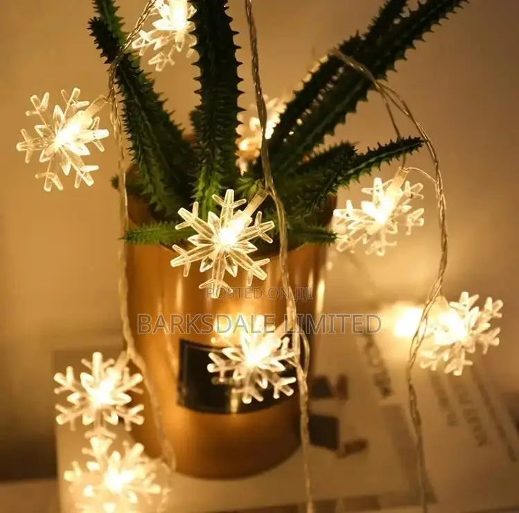 Christmas Lights 3M Snowflake String LED Fairy 240v Xmas