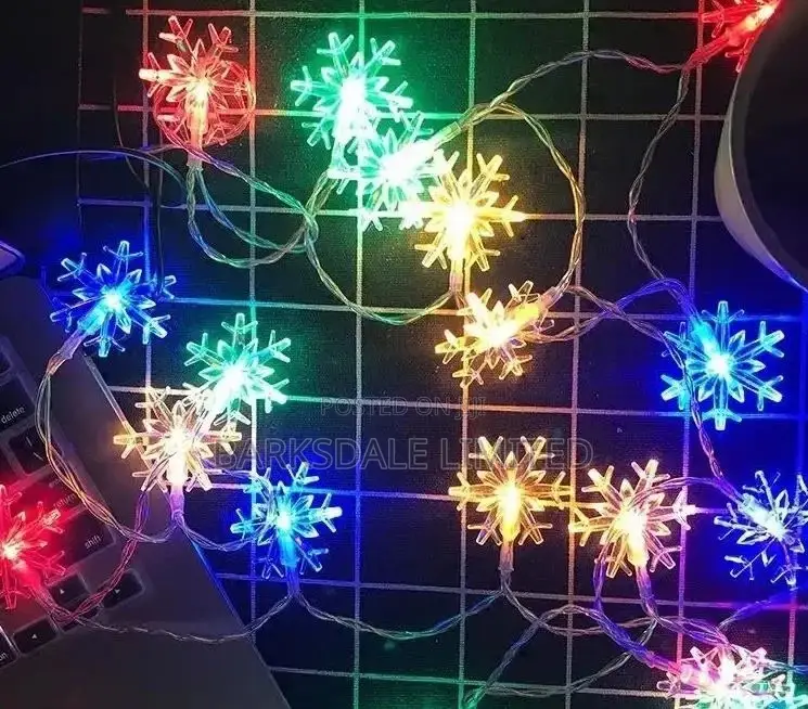 LED Fairy Snowflake String Christmas Lights 3M 240v Xmas