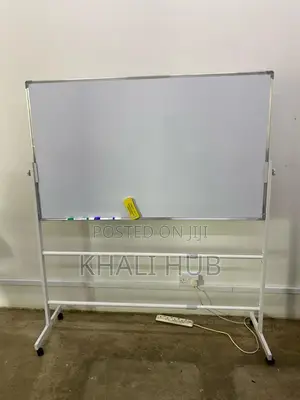 White Board White Board White Board With Stand 5ftx3ft.
