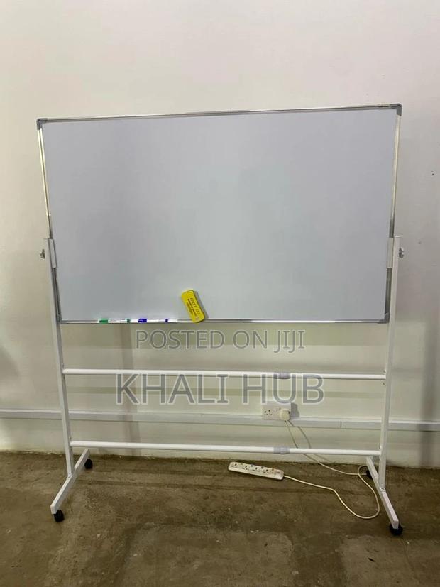White Board White Board White Board With Stand 5ftx3ft. - main view