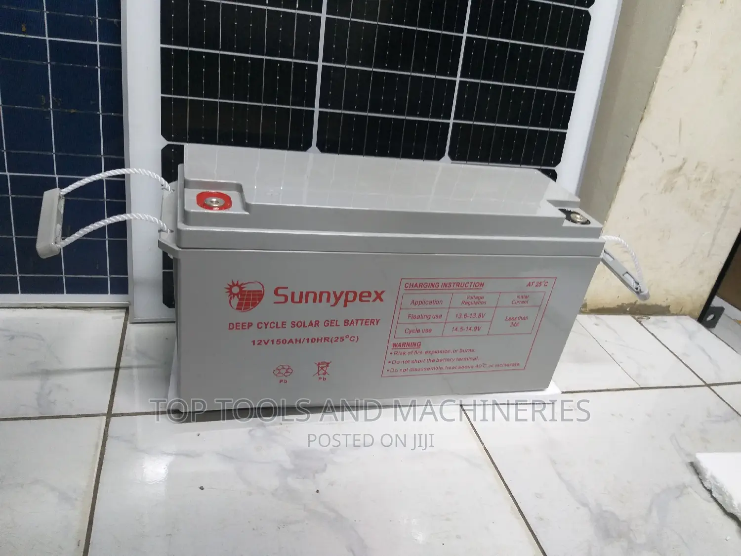 Sunnypex 150ah Solar Battery Maintenance Free
