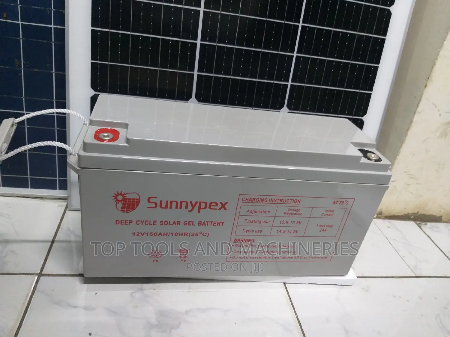 Sunnypex 150ah Solar Battery Maintenance Free